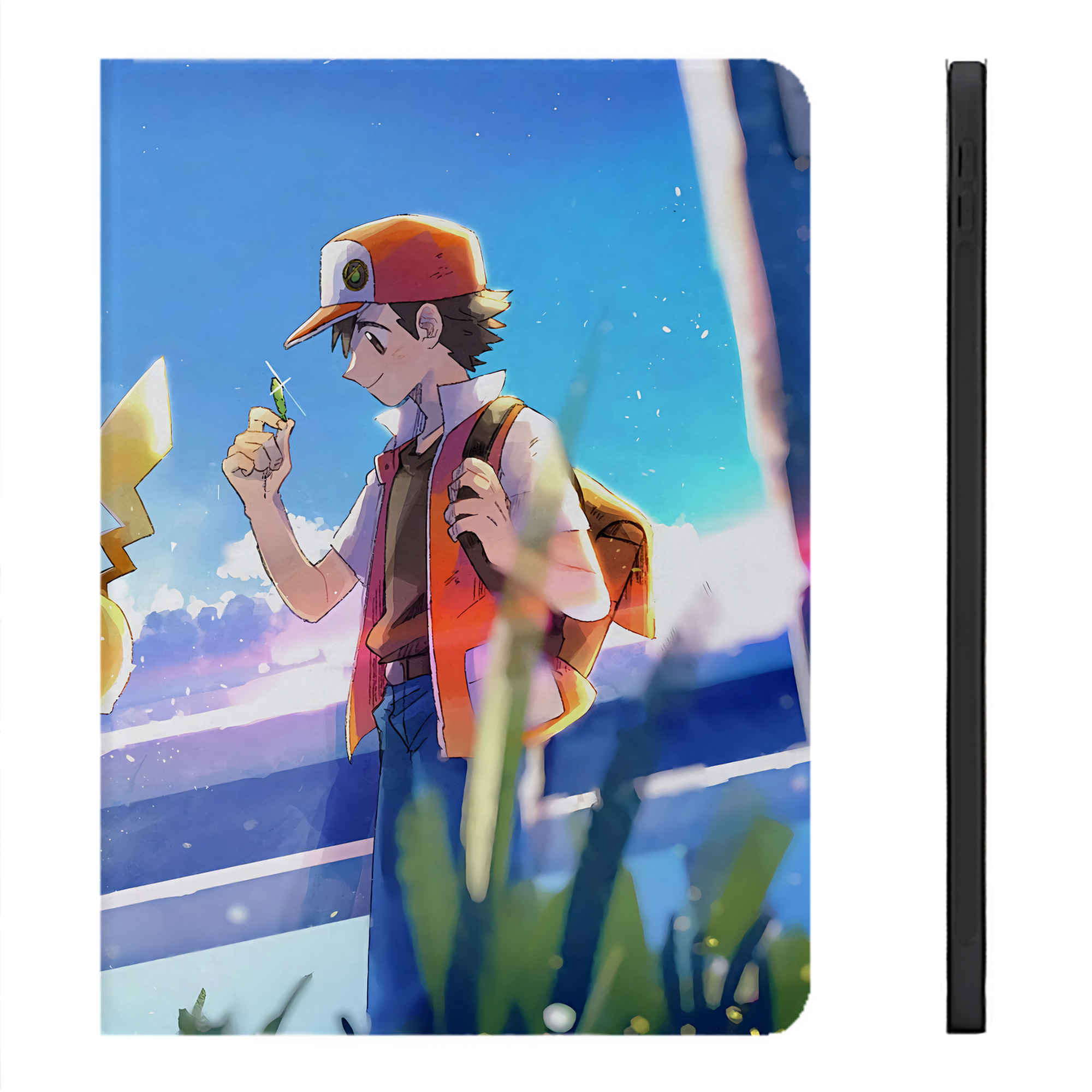 （画像用） ポケットモンスター Pokémon IPadケース ペンホルダー付き ブックスタイルデザイン